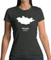 Mongolia Silhouette Womens T-Shirt