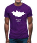 Mongolia Silhouette Mens T-Shirt
