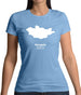 Mongolia Silhouette Womens T-Shirt