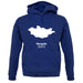 Mongolia Silhouette unisex hoodie
