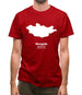 Mongolia Silhouette Mens T-Shirt