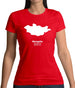 Mongolia Silhouette Womens T-Shirt