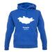 Mongolia Silhouette unisex hoodie