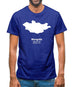 Mongolia Silhouette Mens T-Shirt