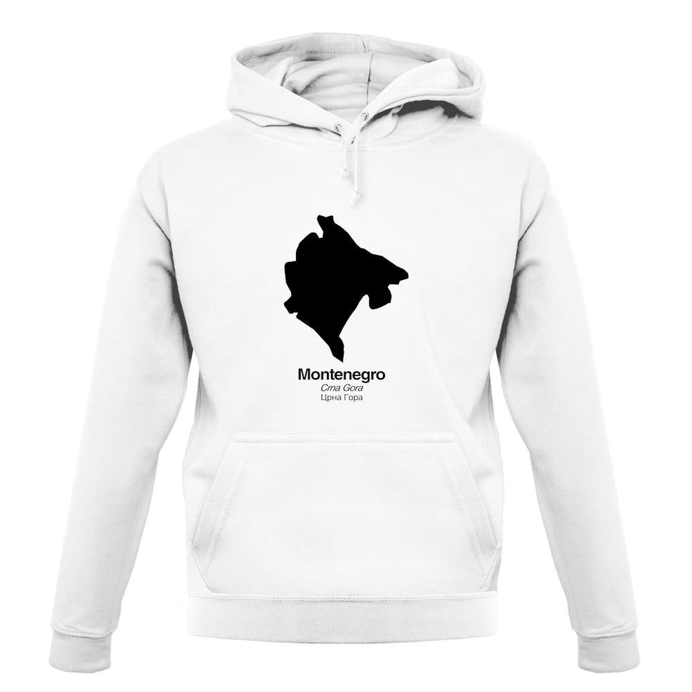 Montenegro Silhouette unisex hoodie