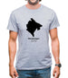 Montenegro Silhouette Mens T-Shirt