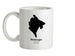 Montenegro Silhouette Ceramic Mug