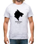 Montenegro Silhouette Mens T-Shirt