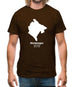 Montenegro Silhouette Mens T-Shirt