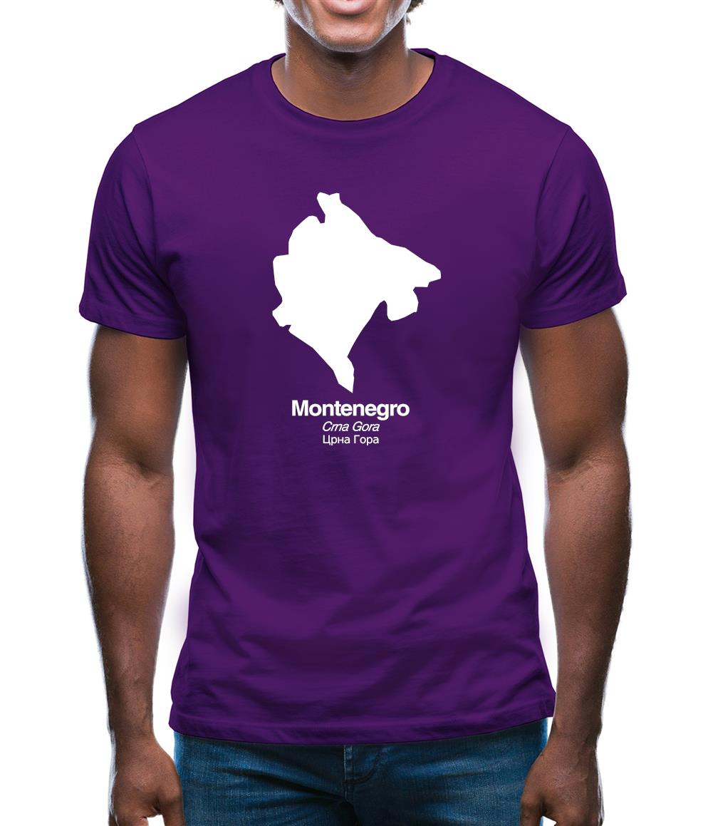 Montenegro Silhouette Mens T-Shirt