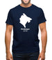 Montenegro Silhouette Mens T-Shirt