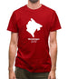 Montenegro Silhouette Mens T-Shirt