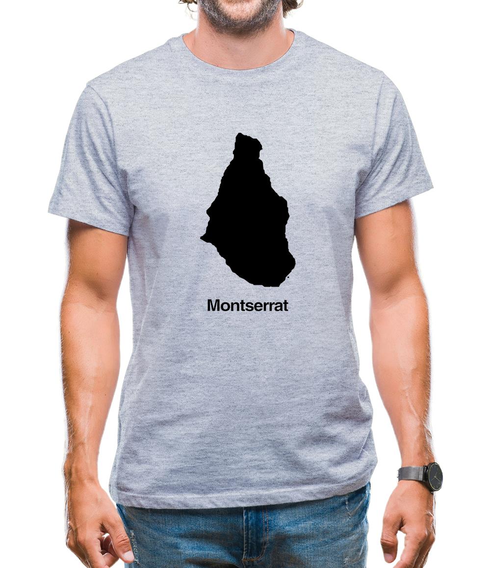 Montserrat Silhouette Mens T-Shirt