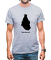 Montserrat Silhouette Mens T-Shirt