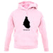 Montserrat Silhouette unisex hoodie