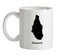 Montserrat Silhouette Ceramic Mug