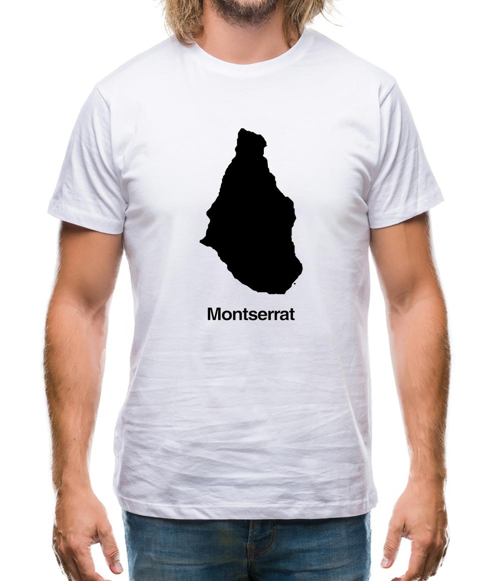 Montserrat Silhouette Mens T-Shirt