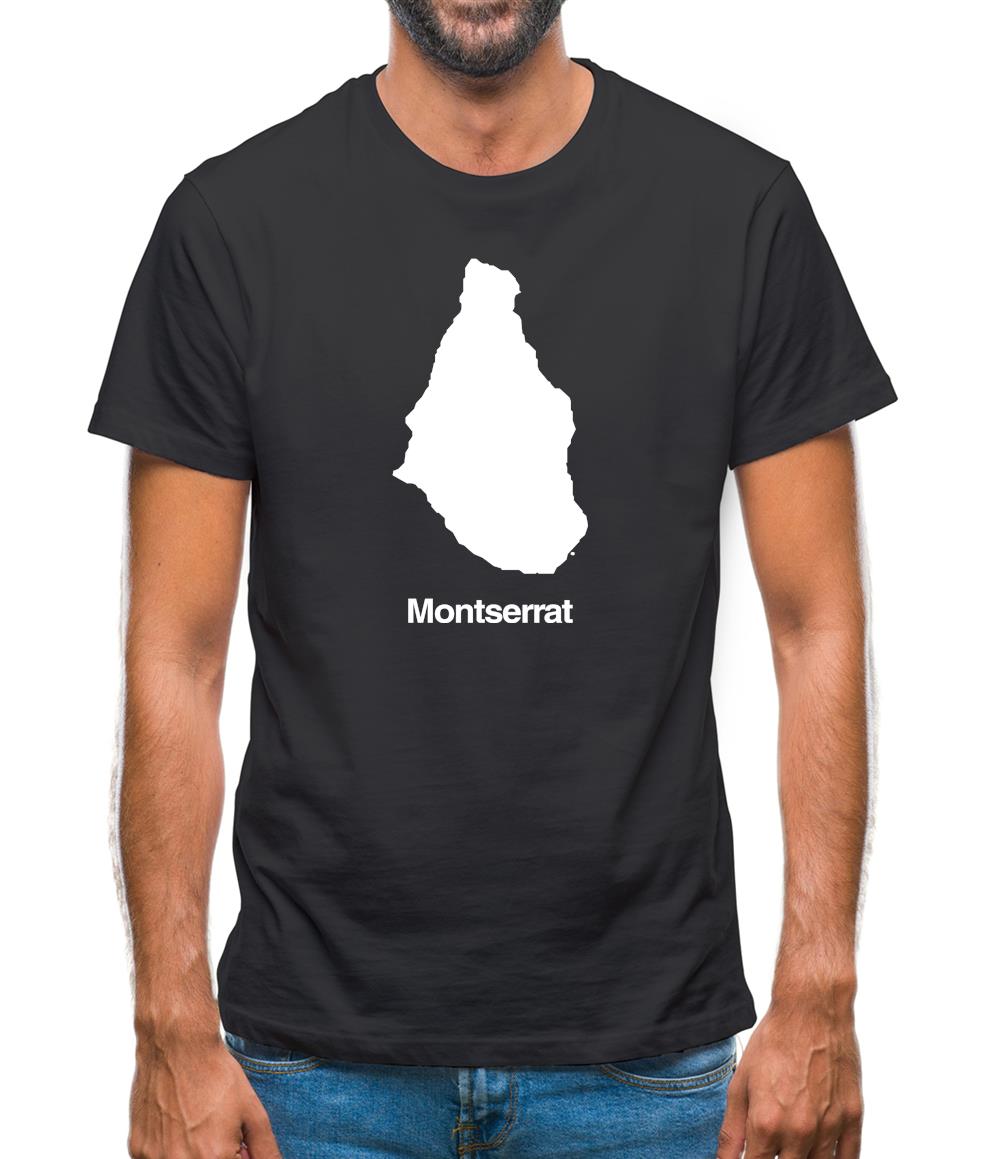 Montserrat Silhouette Mens T-Shirt
