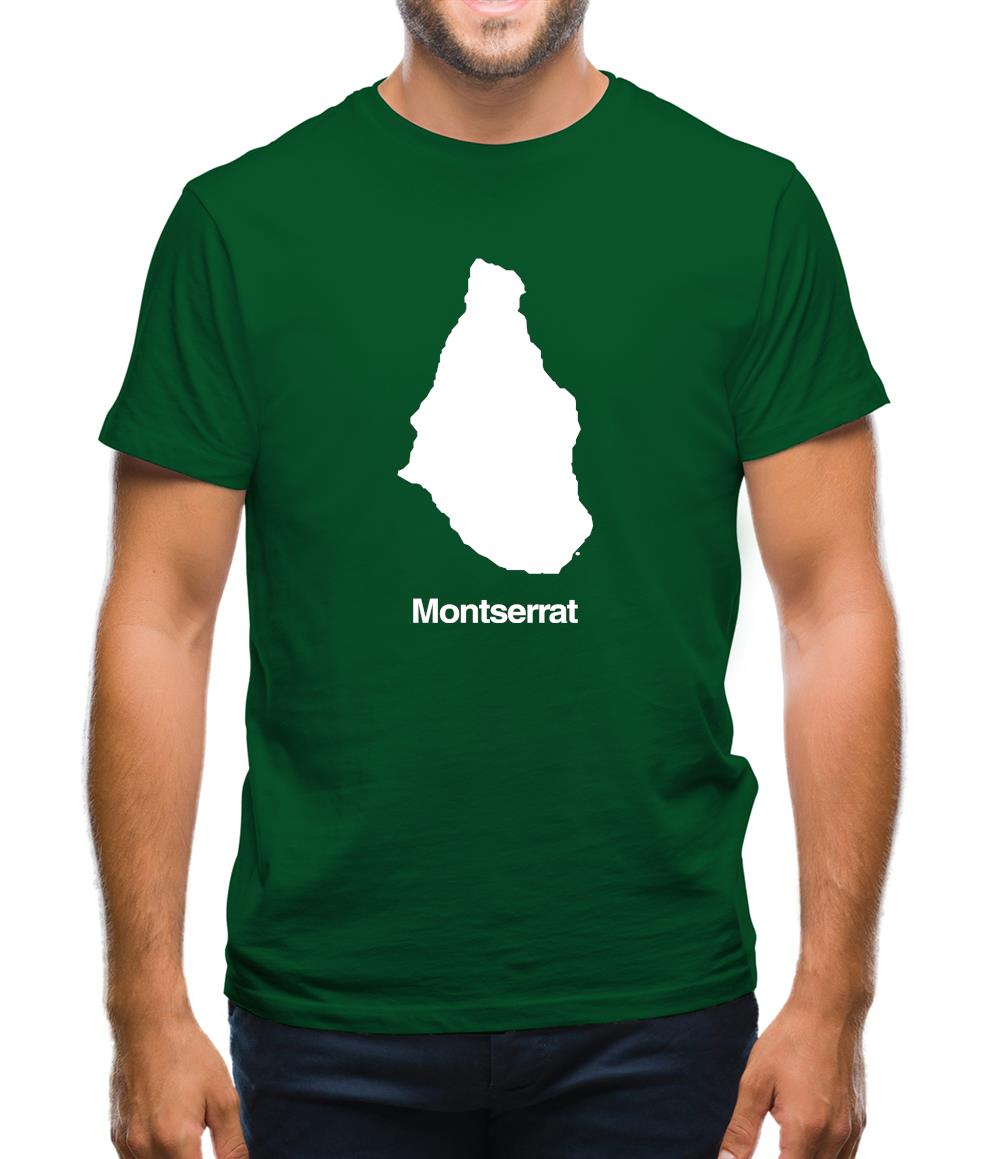 Montserrat Silhouette Mens T-Shirt