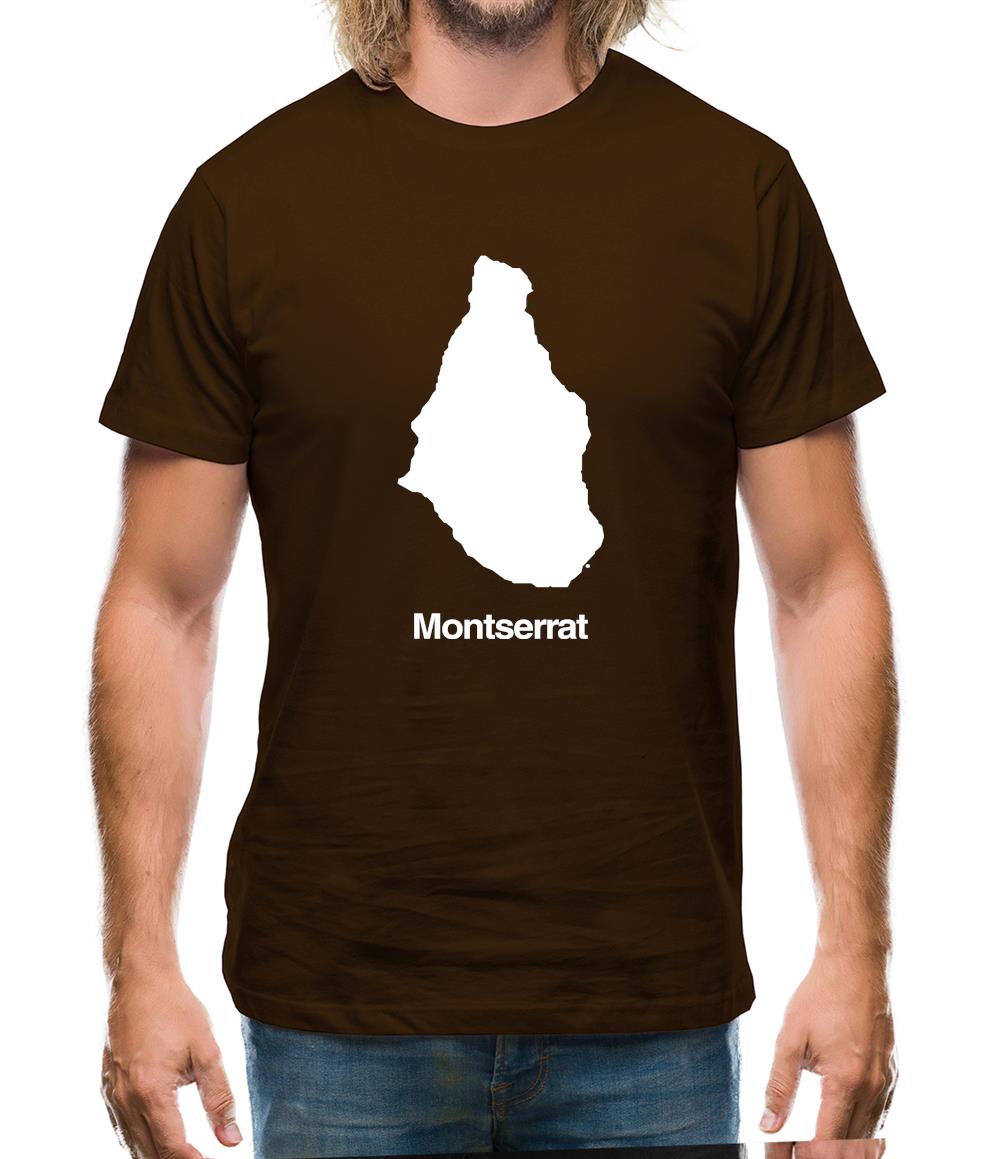 Montserrat Silhouette Mens T-Shirt