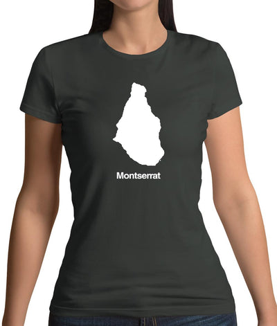 Montserrat Silhouette Womens T-Shirt