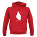 Montserrat Silhouette unisex hoodie