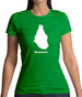 Montserrat Silhouette Womens T-Shirt
