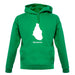 Montserrat Silhouette unisex hoodie