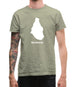 Montserrat Silhouette Mens T-Shirt