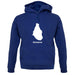 Montserrat Silhouette unisex hoodie