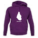 Montserrat Silhouette unisex hoodie