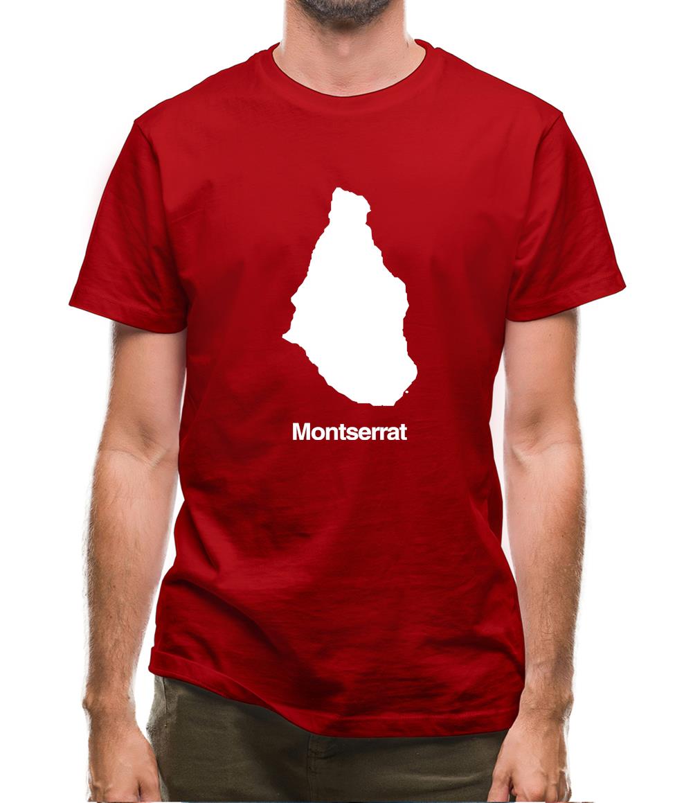 Montserrat Silhouette Mens T-Shirt