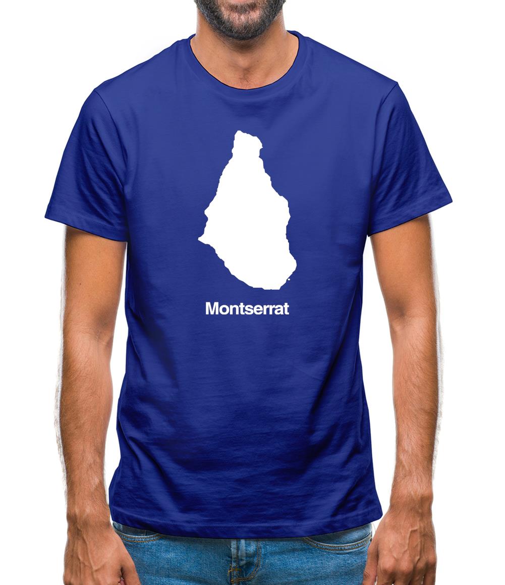 Montserrat Silhouette Mens T-Shirt