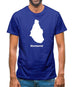 Montserrat Silhouette Mens T-Shirt