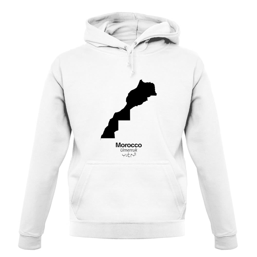 Morocco Silhouette unisex hoodie