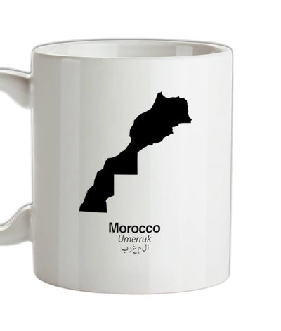 Morocco Silhouette Ceramic Mug