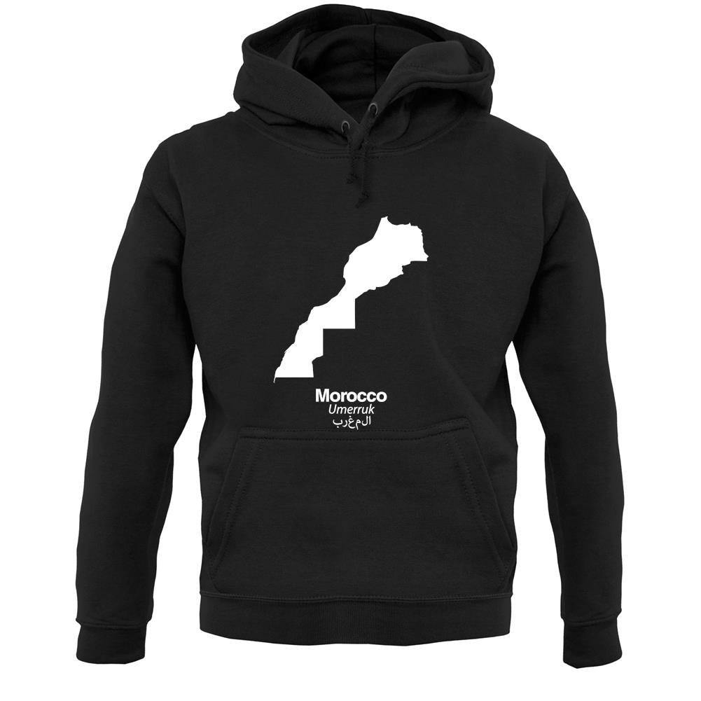 Morocco Silhouette Unisex Hoodie