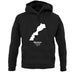 Morocco Silhouette unisex hoodie