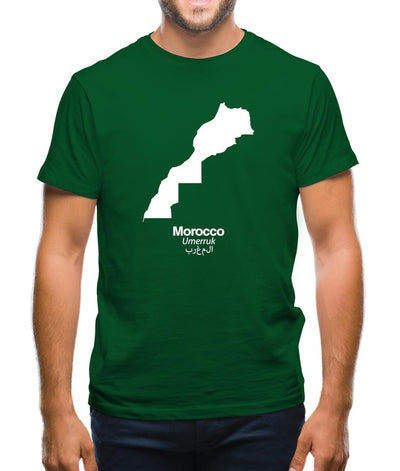 Morocco Silhouette Mens T-Shirt