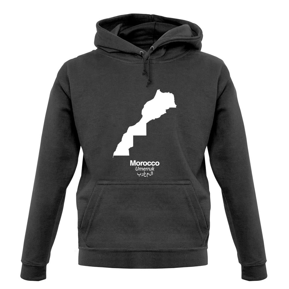 Morocco Silhouette unisex hoodie