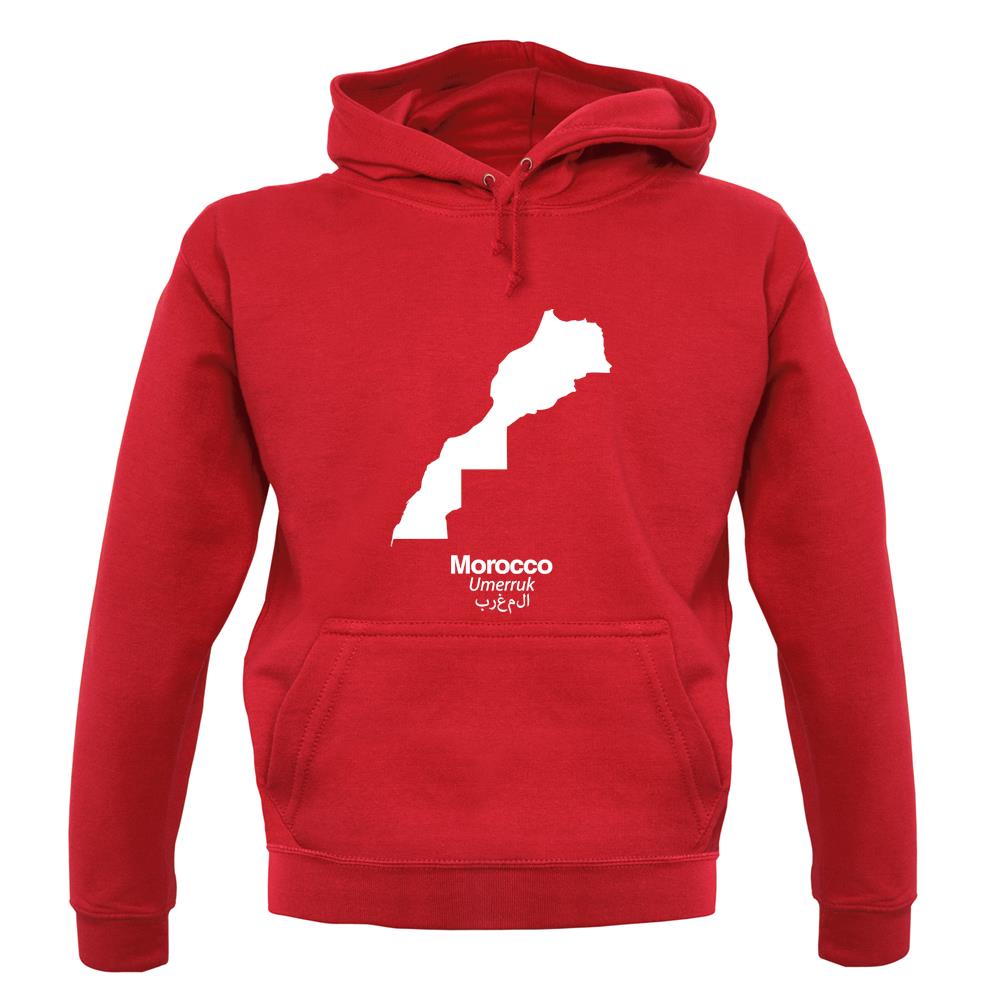 Morocco Silhouette unisex hoodie