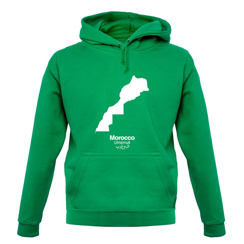Morocco Silhouette unisex hoodie