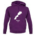 Morocco Silhouette unisex hoodie