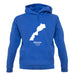 Morocco Silhouette unisex hoodie
