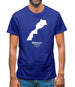 Morocco Silhouette Mens T-Shirt