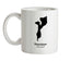 Mozambique Silhouette Ceramic Mug