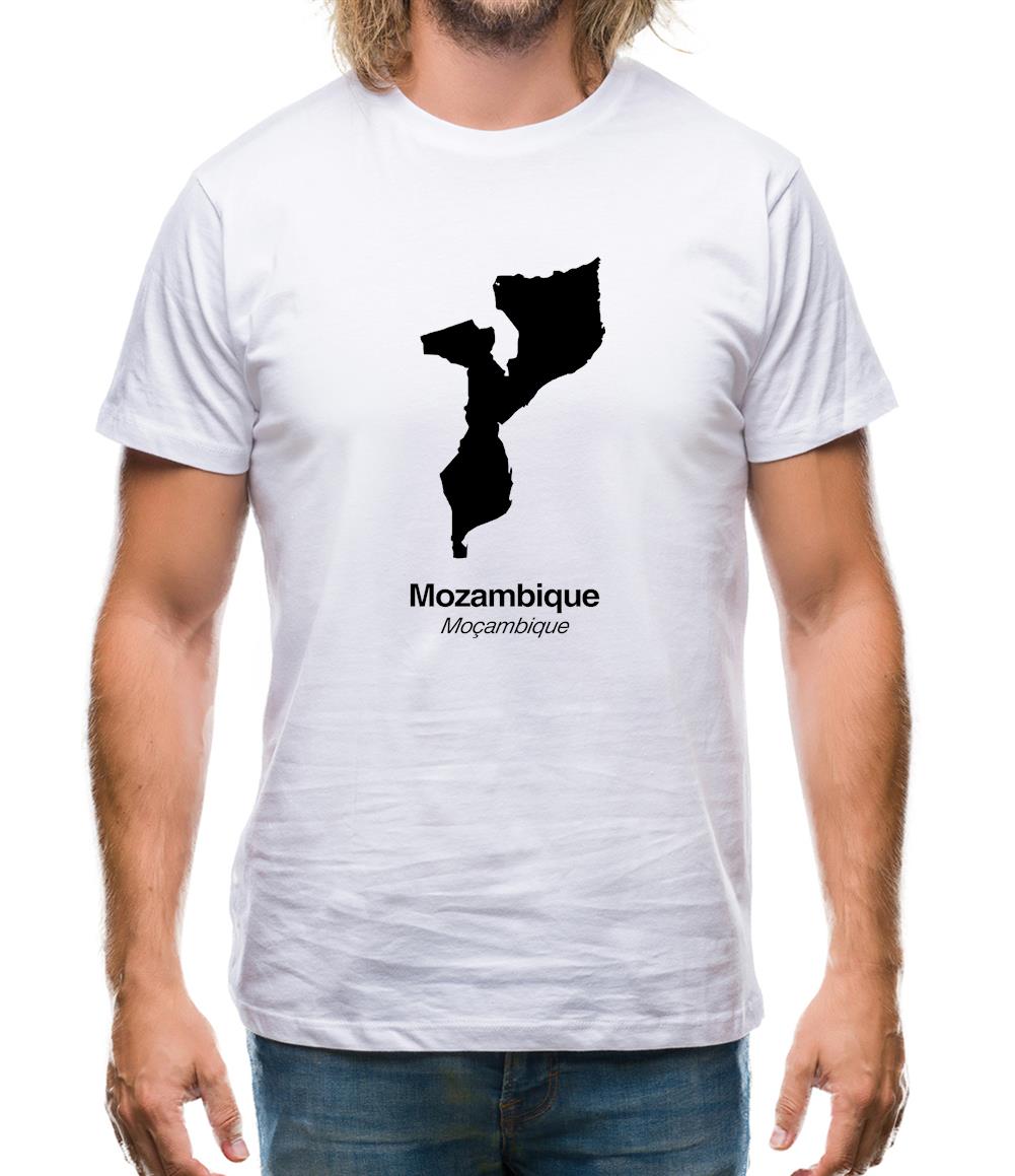 Mozambique Silhouette Mens T-Shirt