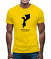 Mozambique Silhouette Mens T-Shirt