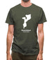 Mozambique Silhouette Mens T-Shirt