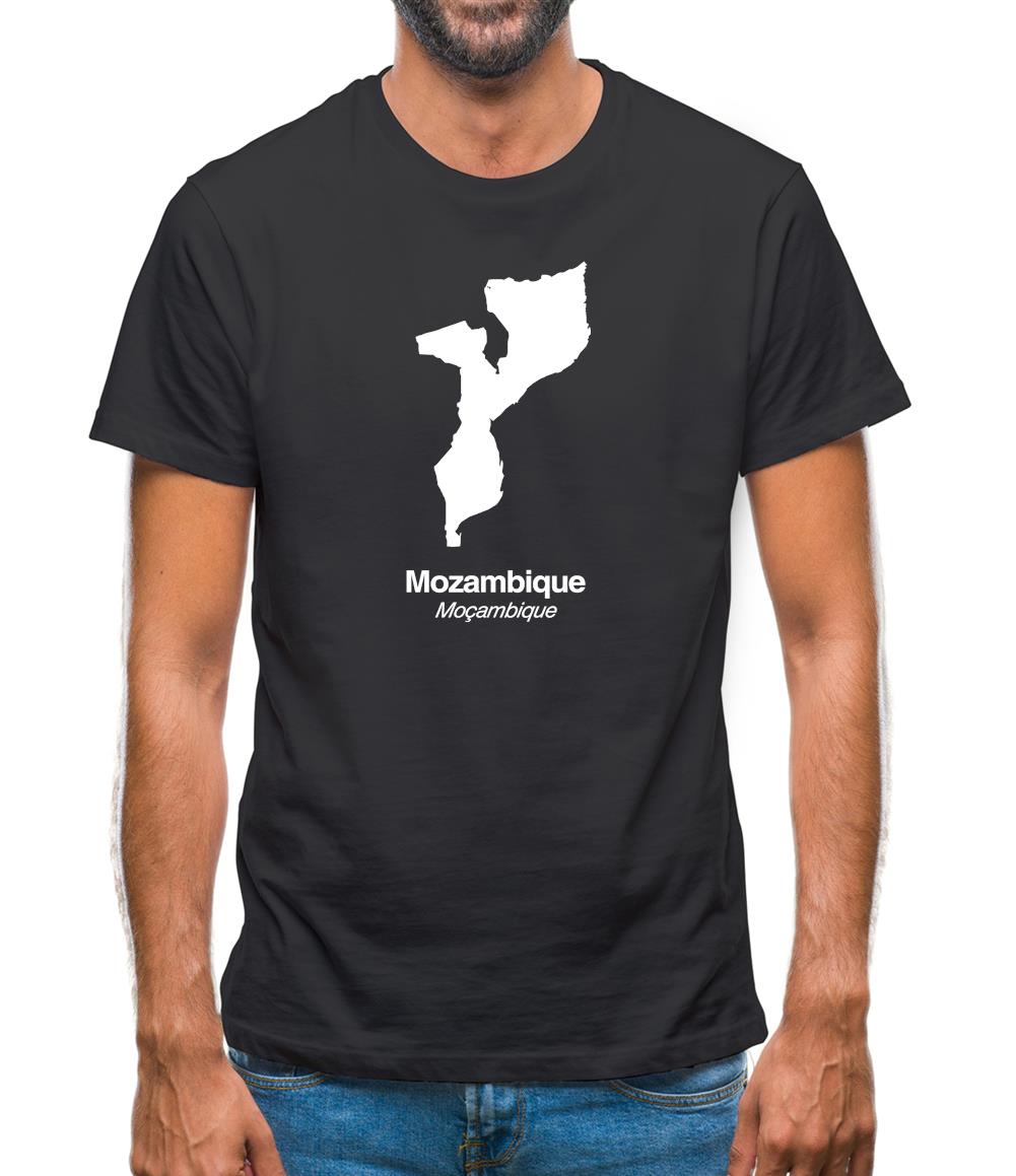 Mozambique Silhouette Mens T-Shirt